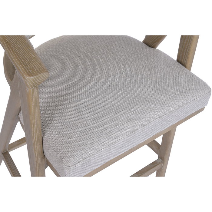Home ESPRIT Tabouret en Frêne