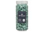 GIFTDECOR Bote de pierres décoratives métallisées 10-20 mm vert menthe 700g