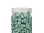 GIFTDECOR Bote de pierres décoratives métallisées 10-20 mm vert menthe 700g