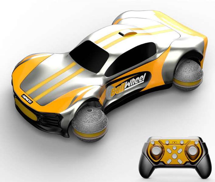 Ninco - Voiture radio commandée avec roues balles et déplacement latéral, éclairage 3D sur la carrosserie, 2.4 GHz, batteries LR06 non incluses - Recommandé de 6 à 99 ans