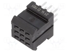HARTING Connecteur femelle PCB à PCB har-modular® 9 broches droit