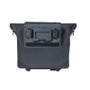 Basil Sacoche City – Sac de guidon de vélo noir 11L – Fixation MIK/KF – Étanche avec bandoulière et réflecteurs – 27x39x15 cm