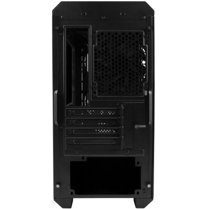 Genesis Irid 503 Micro ATX Boîtier PC Gaming Noir avec Vitre Trempée et Ventilateurs 120mm