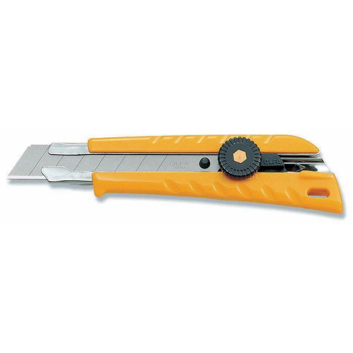 Cutter Olfa L-1 Jaune Métal Plastique 0,5 mm