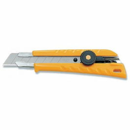 Cutter Olfa L-1 Jaune Métal Plastique 0,5 mm