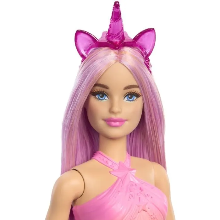 Mattel Barbie Poupée Licorne avec cheveux fantaisie