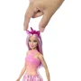Mattel Barbie Poupée Licorne avec cheveux fantaisie