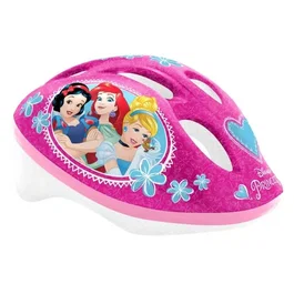 Casque Cycle Disney Princesses STAMP - Ajustable par Molette, Taille S 53/56 cm, Rose - Pour Fille, Structure EPS, Aérations