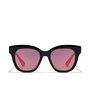 Hawkers Audrey - Lunettes de soleil polarisées pour femme - Monture TR90 noire et rose - Design papillon - Pont 20,5 mm, verres 46,3 mm