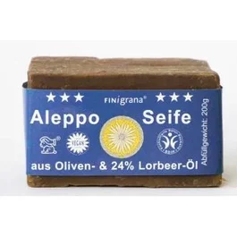 SAVON DU MIDI Savon en pâte Alep 24% + Laurier 200g BIO
