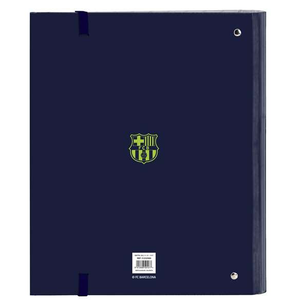 Safta Carp 4 Ani 35mm avec recambio F.C. Barcelona navy blue 27x32x3.5cm - Carte pour 4 ans 35mm, jeu en espagnol, pour 36 mois et plus
