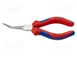 KNIPEX Pince à bec demi-rond courbée et allongée 160 mm