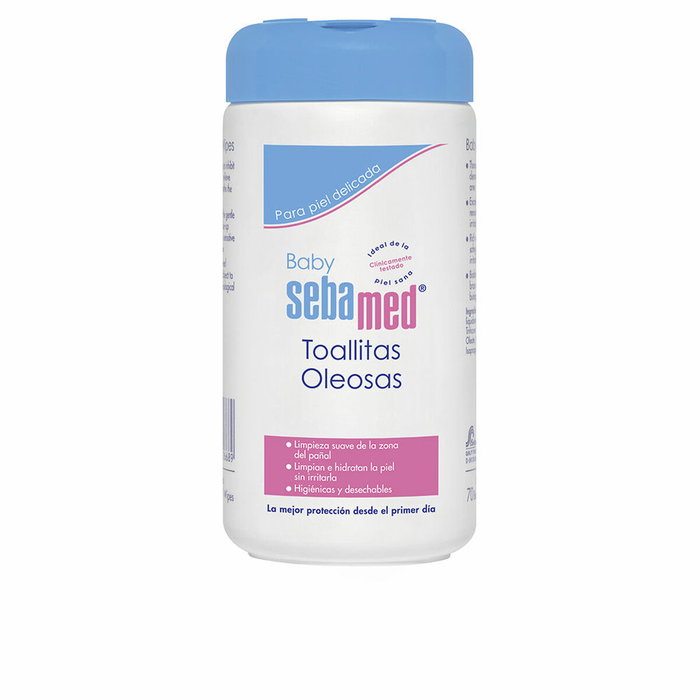 Sebamed Lingettes imprégnées Baby Oily 70 unités Sebamed Lingettes imprégnées Baby Oily 70 unités