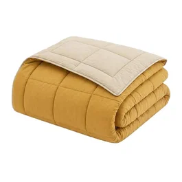 Toison D'Or HUDSON Couette Légère Microfibre Miel & Galet 220 x 240