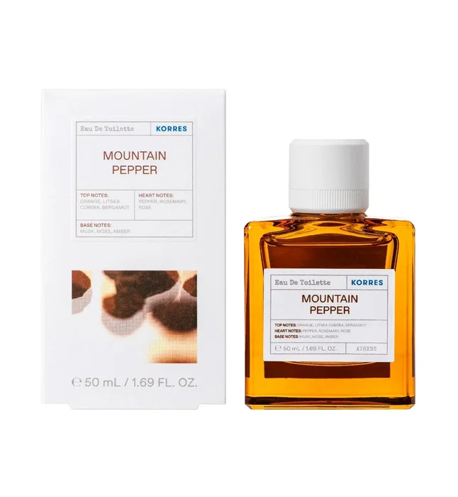 Korres Mountain Pepper Eau de Toilette Unisexe 100 ml