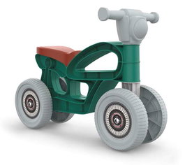 Chicos Correpasillos mini custom vintage, Table d'apprentissage éducative et musicale verte 54x22x38 cm, pour enfant dès 3 ans