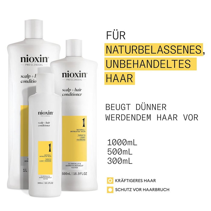 Nioxin System 1 Après-shampoing 1000 ml Nioxin System 1 Après-shampoing 1000 ml