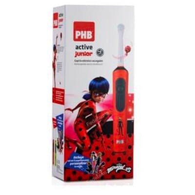 PHB Brosse à dents électrique Junior Ladybug +6 Ans Rouge PHB Brosse à dents électrique Junior Ladybug +6 Ans Rouge