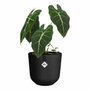 Elho Pot de fleurs Jazz Rond - Noir - Ø 26 x H 24 cm