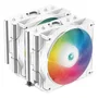 Deepcool Gammaxx AG620 ARGB Blanc - Ventirad CPU double tour - 2 ventilateurs 120 mm PWM ARGB - 6 caloducs - TDP 260W
