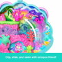 Polly Pocket Coffret Île des Paillettes avec mini-figurine sirène et accessoires