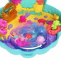 Polly Pocket Coffret Île des Paillettes avec mini-figurine sirène et accessoires