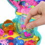 Polly Pocket Coffret Île des Paillettes avec mini-figurine sirène et accessoires