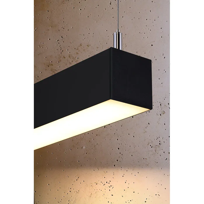 PINNE SOL-TH.229 - Lampe Suspension Moderne à Forme Géométrique Minimaliste - Luminaire pour Salon, Bureau ou Espace Public