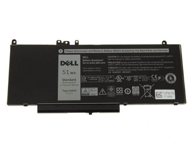 Dell Batterie 51Wh 4 Cellules Lithium-Ion Version 2 Dell Batterie 51Wh 4 Cellules Lithium-Ion Version 2