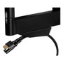 Hama Support mural TV noir à double bras articulé, 32-65 pouces