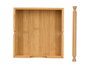 Kinvara Serviette de table carrée en bambou 18.5x18.5 cm - Naturel (Set de 24)