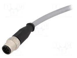HARTING Connecteur M12 mâle 12 broches droit avec cordon 1m Code A