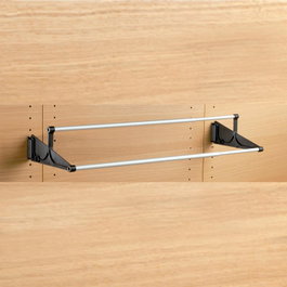 SERVETTO Range-chaussures extensible noir (510 mm à 940 mm)