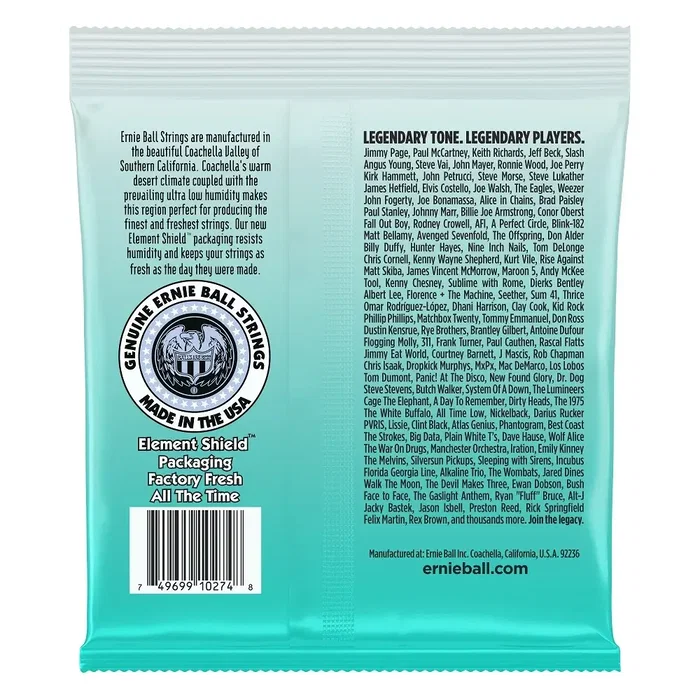 Ernie Ball Jeu de cordes pour Ukulélé Concert/Soprano Noir Ernie Ball Jeu de cordes pour Ukulélé Concert/Soprano Noir