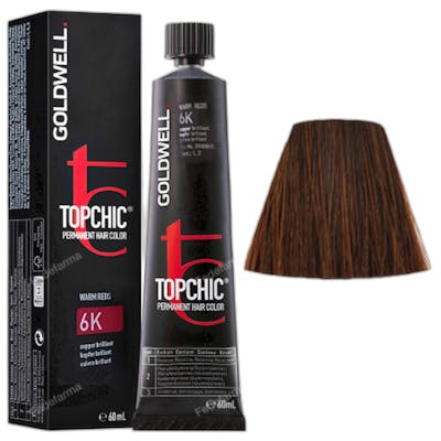 Goldwell TopChic Teinture Permanente 6K Copper Brilliant Goldwell TopChic Teinture Permanente 6K Copper Brilliant