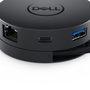 Dell DA300 - Adaptateur mobile universel USB-C avec ports HDMI, VGA, DisplayPort et RJ-45 Ethernet - Noir