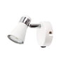 GSC Evolution Applique murale simple avec interrupteur Serie Selna GU10 Blanco