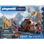 Playmobil Catapulte de Chevaliers Dragon 72117 - Jeu de construction, Langue espagnol, +4 ans