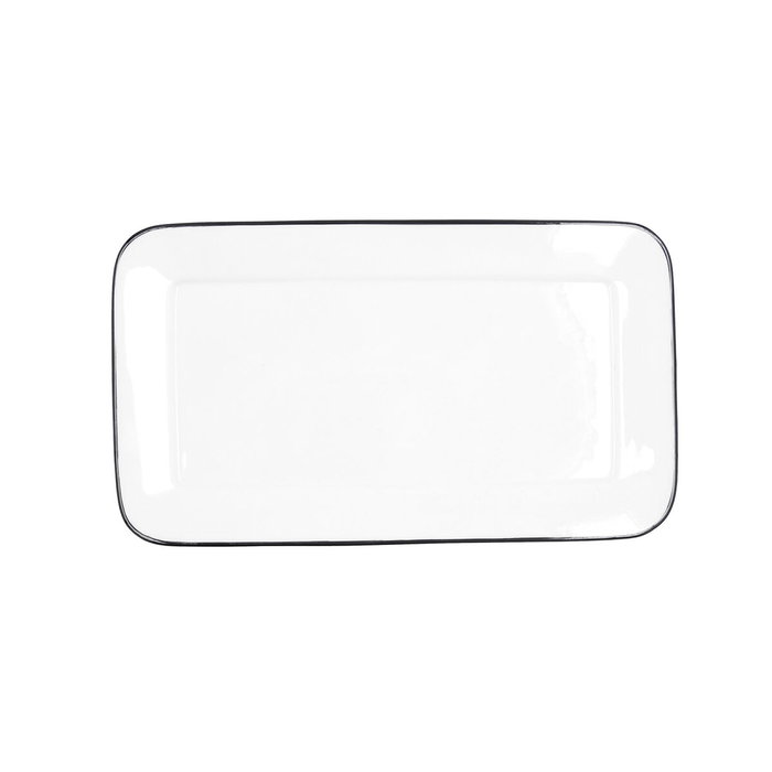 Quid Plat Gastro Black 31x18 cm en Porcelaine (Lot de 6) Quid Plat Gastro Black 31x18 cm en Porcelaine (Lot de 6)