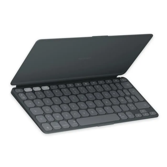 Logitech Keys-to-go 2 AZERTY Graphite pour iPad Logitech Keys-to-go 2 AZERTY Graphite pour iPad