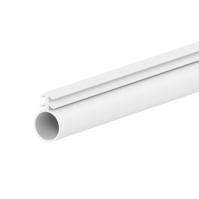 VIRUTEX Joint d'étanchéité en silicone pour porte modèle JUNE - Marron ou Blanc, diamètre 6 mm, longueur 100 mètres, profil d'encastrement 3 mm