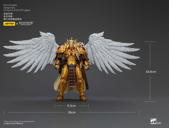 Joy Toy (CN) Warhammer The Horus Heresy Sanguinius Primarch of the IXth Legion 19 cm Joy Toy (CN) Warhammer The Horus Heresy Sanguinius Primarch of the IXth Legion 19 cm