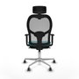 Piqueras y Crespo Chaise de Bureau 1D086G2 Turquoise