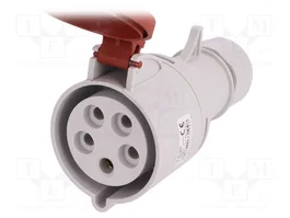 PAWBOL Connecteur d'alimentation AC triphasée 32A 400V AC 5 broches