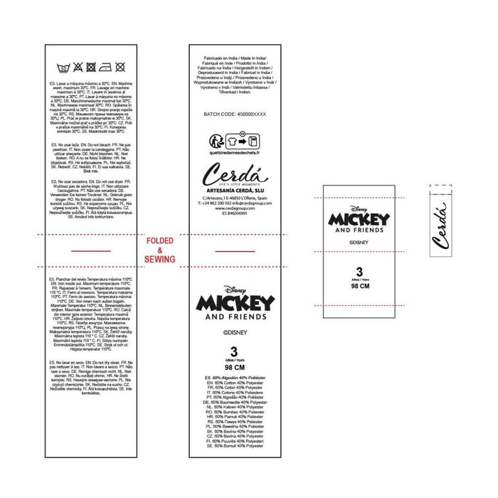 Robe Minnie Mouse Rose