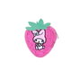 Karactermania Monedero Soft Strawberry My Melody 13x13x4cm - Porte-monnaie en peluche avec motif fraise et fermeture à glissière - Rose