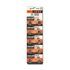 Maxell Blister 10 Pilas bouton alcaline LR44