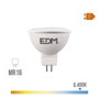 Edm Ampoule LED Dicroïque MR16 8W 780lm 6400K Lumière Froide 120° Ø5x5cm