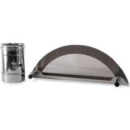 Alfa Low & Slow Kit pour 2 Pizzas (Classico - Moderno) argent