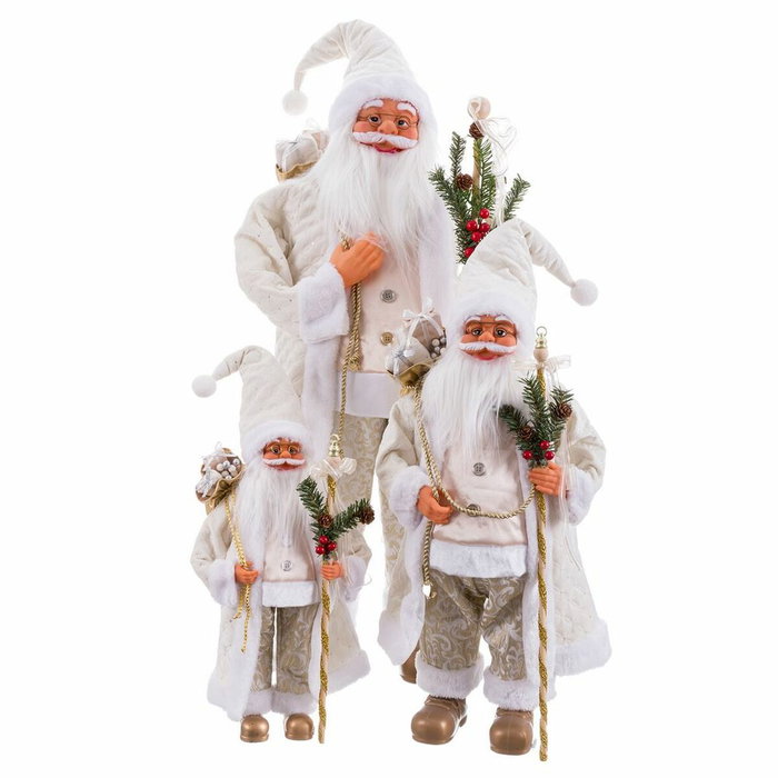 BigBuy Home Père Noël Blanc 47 X 30 X 122 CM BigBuy Home Père Noël Blanc 47 X 30 X 122 CM